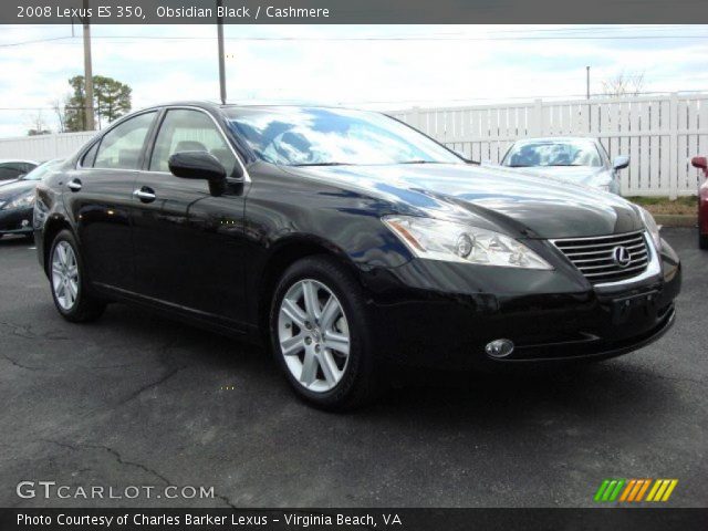 2008 Lexus ES 350 in Obsidian Black