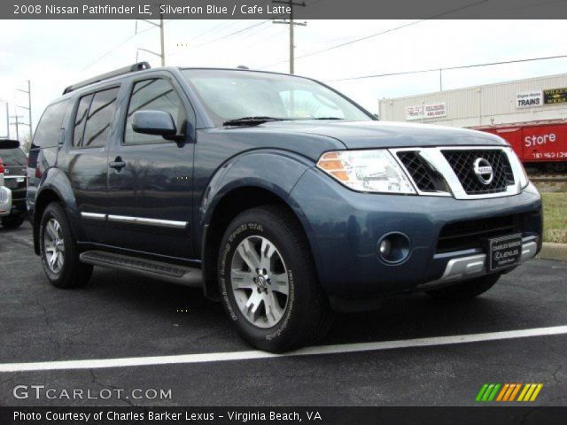 2008 Nissan Pathfinder LE in Silverton Blue