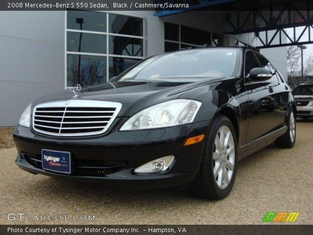 2008 Mercedes-Benz S 550 Sedan in Black