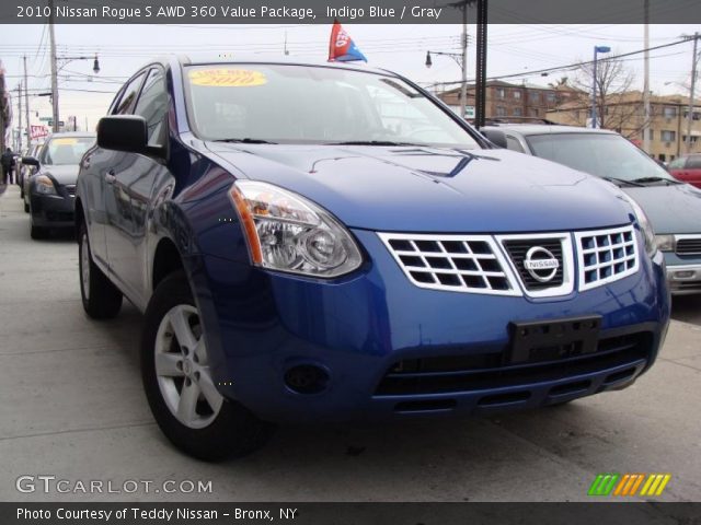 2010 Nissan Rogue S AWD 360 Value Package in Indigo Blue