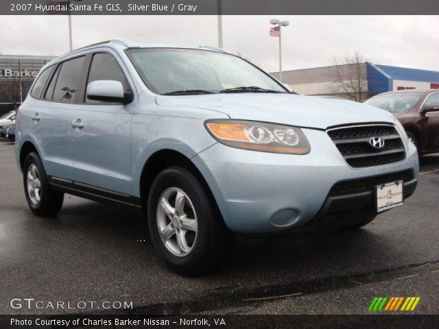 2007 Hyundai Santa Fe GLS in Silver Blue