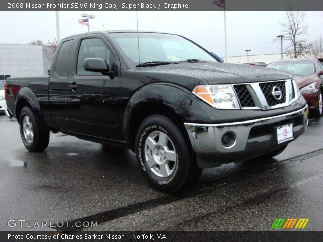 2008 Nissan Frontier SE V6 King Cab in Super Black