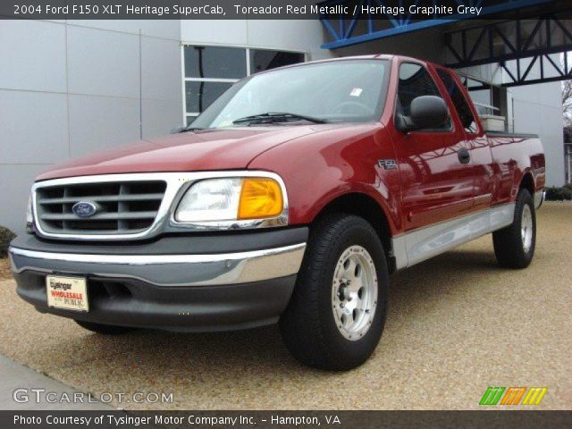 2004 Ford F150 XLT Heritage SuperCab in Toreador Red Metallic