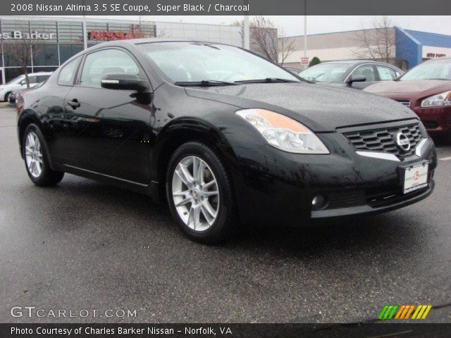 2008 Nissan Altima 3.5 SE Coupe in Super Black