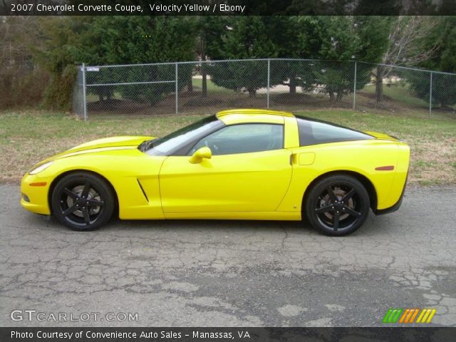 2007 Chevrolet Corvette Coupe in Velocity Yellow