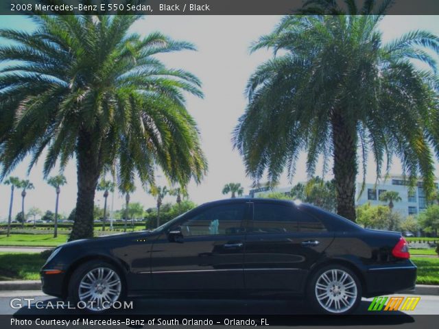2008 Mercedes-Benz E 550 Sedan in Black