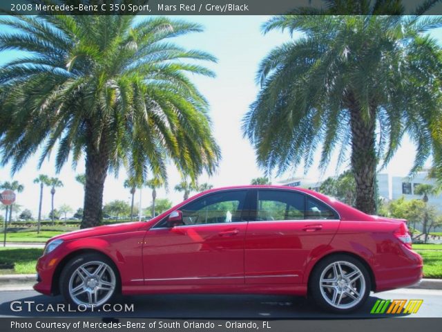 2008 Mercedes-Benz C 350 Sport in Mars Red