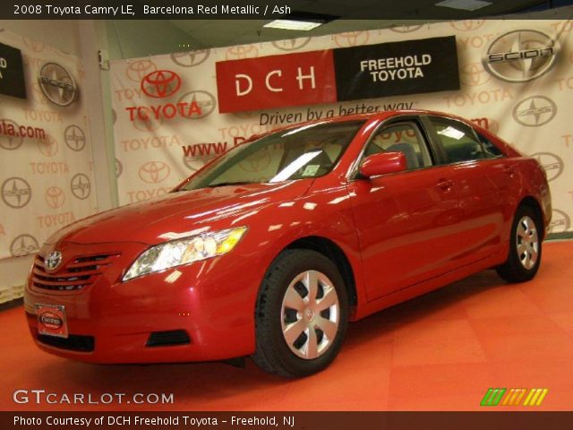 2008 Toyota Camry LE in Barcelona Red Metallic