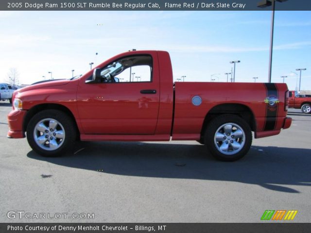 2005 Dodge Ram 1500 SLT Rumble Bee Regular Cab in Flame Red