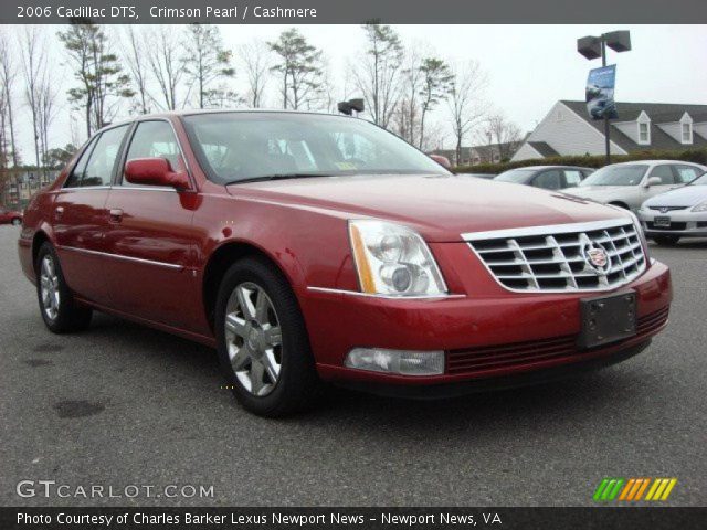 2006 Cadillac DTS  in Crimson Pearl