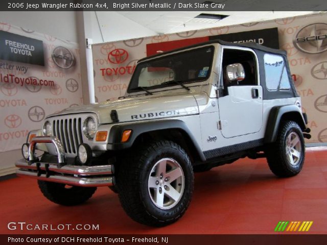 2006 Jeep Wrangler Rubicon 4x4 in Bright Silver Metallic