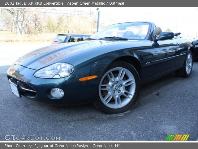 2002 Jaguar XK XK8 Convertible in Aspen Green Metallic