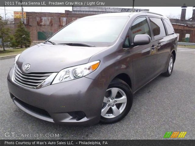 2011 Toyota Sienna LE in Predawn Gray Mica