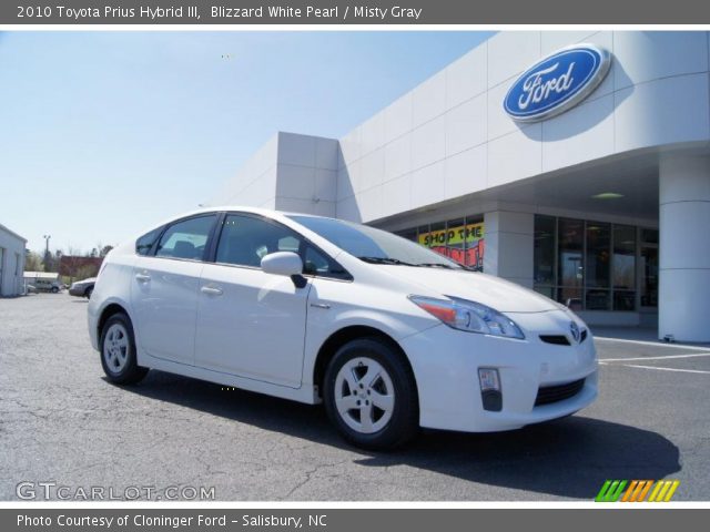 2010 Toyota Prius Hybrid III in Blizzard White Pearl