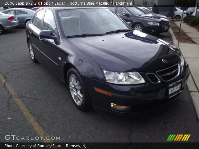 2006 Saab 9-3 2.0T Sport Sedan in Nocturne Blue Metallic