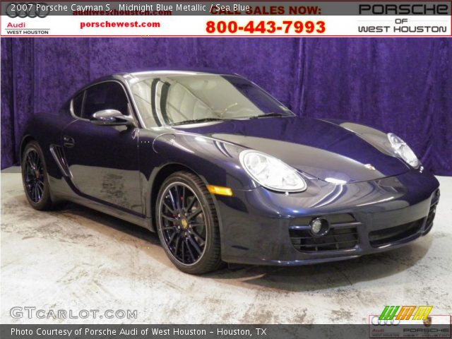 2007 Porsche Cayman S in Midnight Blue Metallic