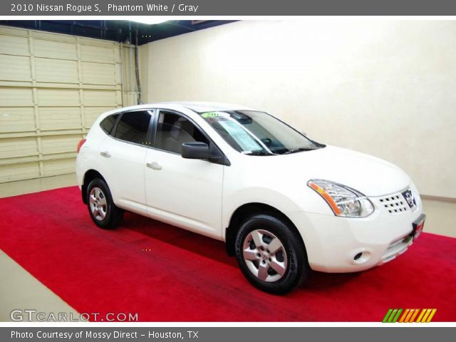 2010 Nissan Rogue S in Phantom White