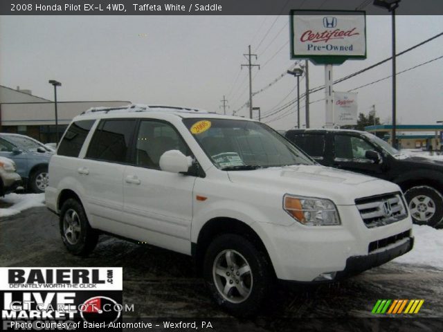 2008 Honda Pilot EX-L 4WD in Taffeta White