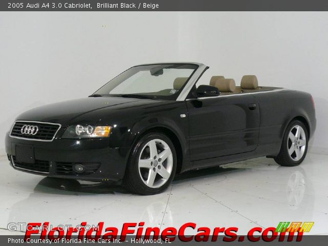 2005 Audi A4 3.0 Cabriolet in Brilliant Black