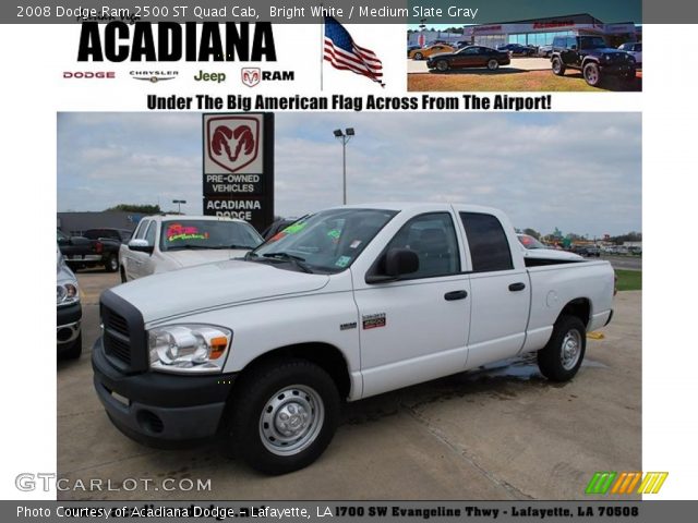 2008 Dodge Ram 2500 ST Quad Cab in Bright White