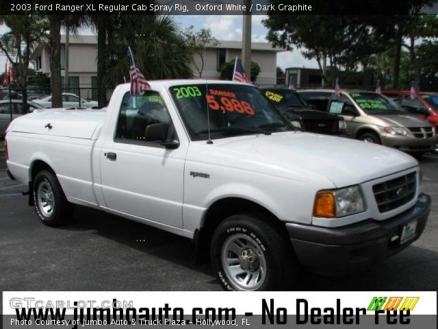 2003 Ford Ranger XL Regular Cab Spray Rig in Oxford White