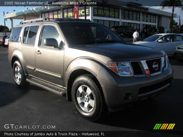 2005 Nissan Pathfinder LE in Avalanche White