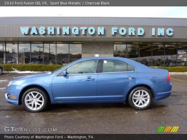 2010 Ford Fusion SEL V6 in Sport Blue Metallic
