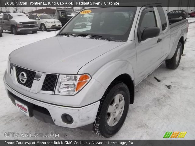 2008 Nissan Frontier LE King Cab 4x4 in Radiant Silver