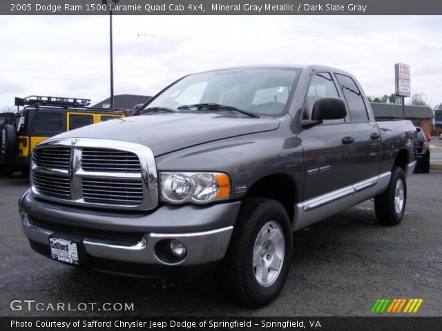 2005 Dodge Ram 1500 Laramie Quad Cab 4x4 in Mineral Gray Metallic