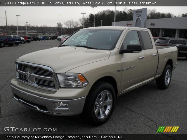 2011 Dodge Ram 1500 Big Horn Quad Cab in White Gold