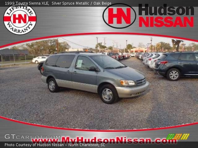 1999 Toyota Sienna XLE in Silver Spruce Metallic