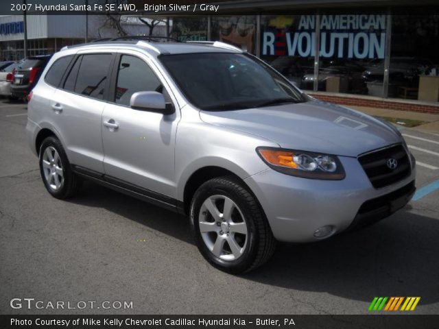2007 Hyundai Santa Fe SE 4WD in Bright Silver