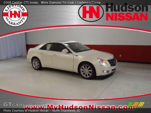 2008 Cadillac CTS Sedan in White Diamond Tri-Coat