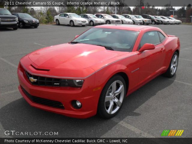 2011 Chevrolet Camaro SS Coupe in Inferno Orange Metallic