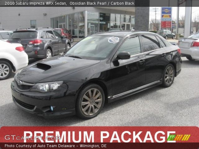 2010 Subaru Impreza WRX Sedan in Obsidian Black Pearl