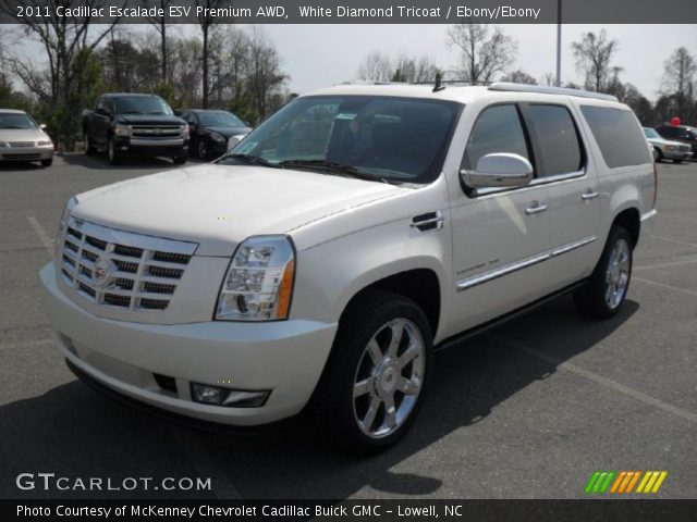 2011 Cadillac Escalade ESV Premium AWD in White Diamond Tricoat