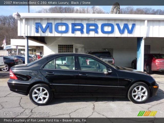 2007 Mercedes-Benz C 280 4Matic Luxury in Black