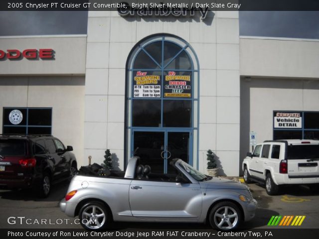 2005 Chrysler PT Cruiser GT Convertible in Bright Silver Metallic