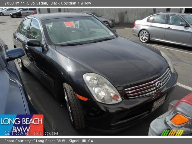 2003 Infiniti G 35 Sedan in Black Obsidian