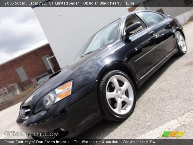 2005 Subaru Legacy 2.5 GT Limited Sedan in Obsidian Black Pearl