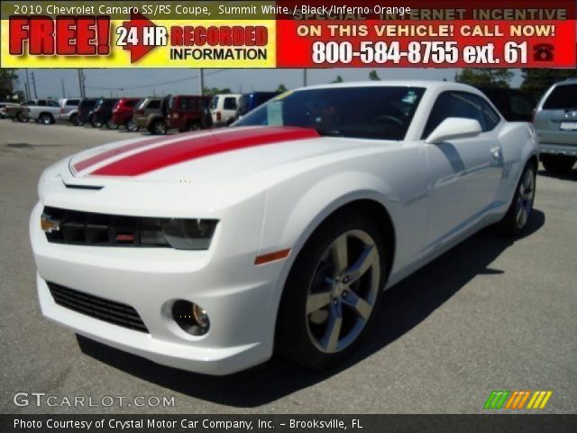 2010 Chevrolet Camaro SS/RS Coupe in Summit White