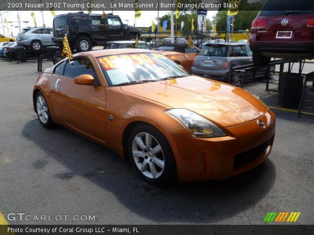2003 Nissan 350Z Touring Coupe in Le Mans Sunset