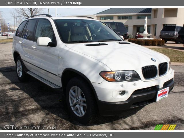 2005 BMW X5 3.0i in Alpine White