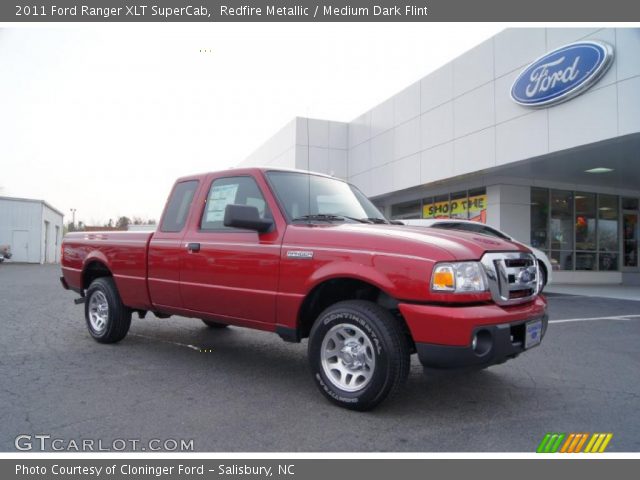 2011 Ford Ranger XLT SuperCab in Redfire Metallic