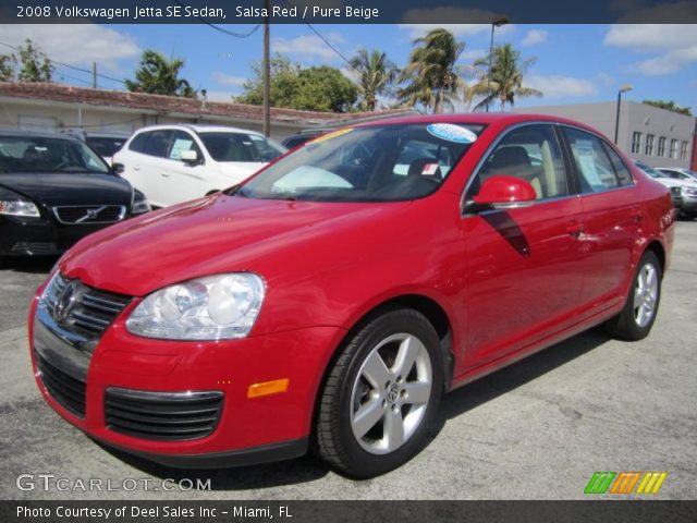2008 Volkswagen Jetta SE Sedan in Salsa Red