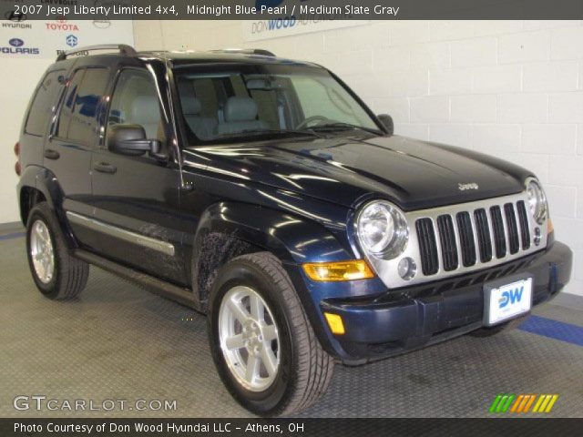 2007 Jeep Liberty Limited 4x4 in Midnight Blue Pearl