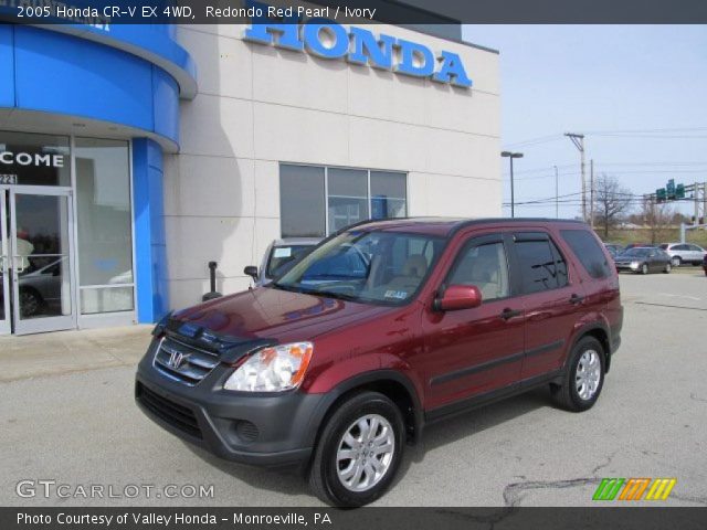 2005 Honda CR-V EX 4WD in Redondo Red Pearl