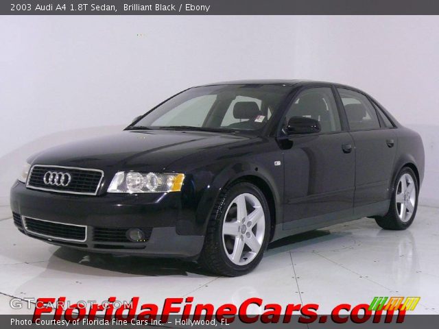 2003 Audi A4 1.8T Sedan in Brilliant Black