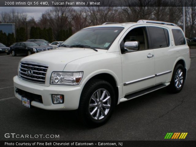 2008 Infiniti QX 56 4WD in Tuscan Pearl White