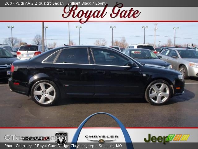 2007 Audi A4 3.2 quattro Sedan in Brilliant Black